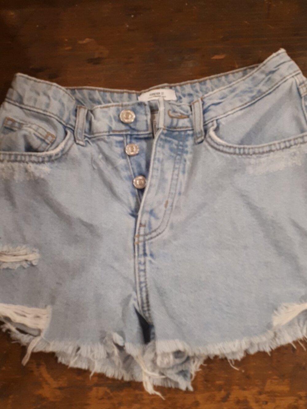 Forever 21 100% cotton jean shorts. Size 25